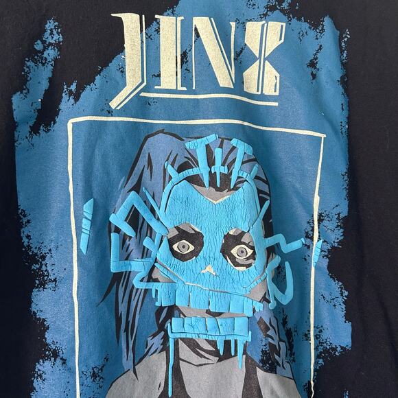 League of Legends Arcane Puff Print Jinx T-shirt - Picture 3 of 4